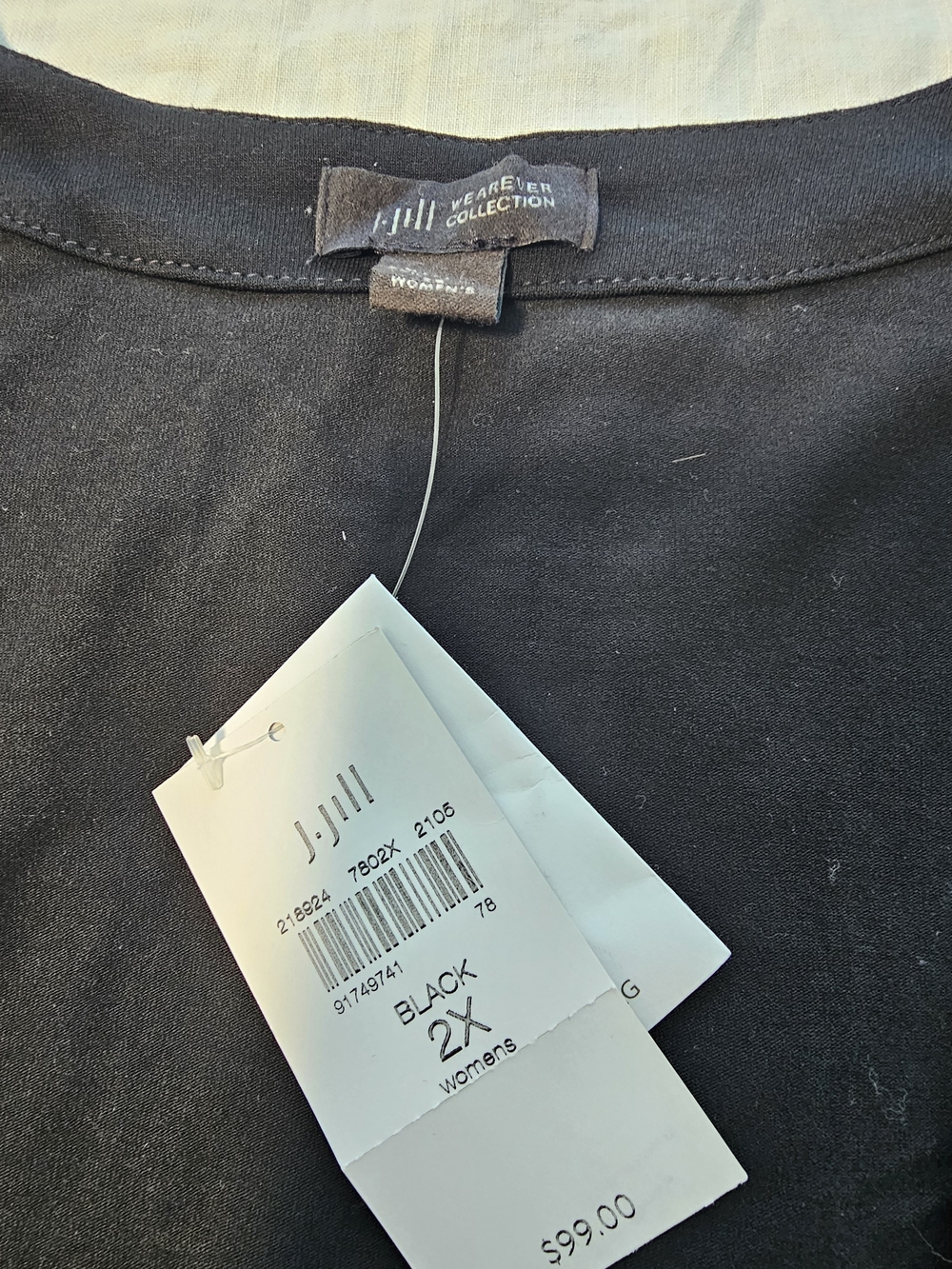 J. Jill Women's Black Cardigan Style Top Size 2X - Picture 4 of 8